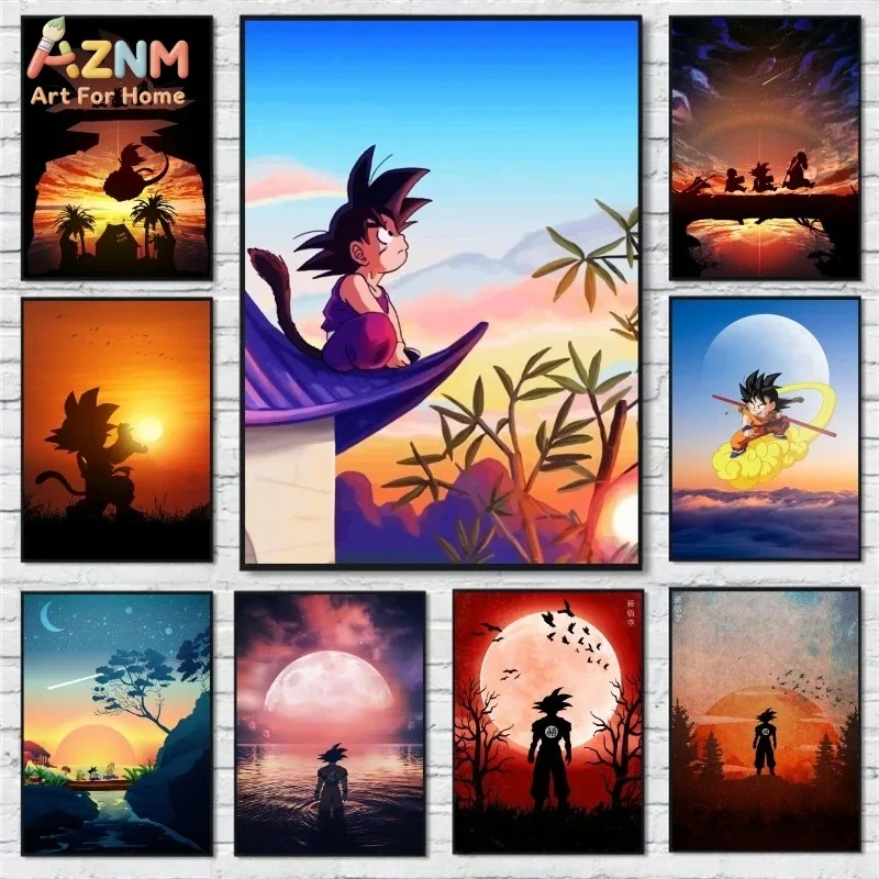 Resin Art Goku - AZNM Dragon Ball Kid Goku Sunset