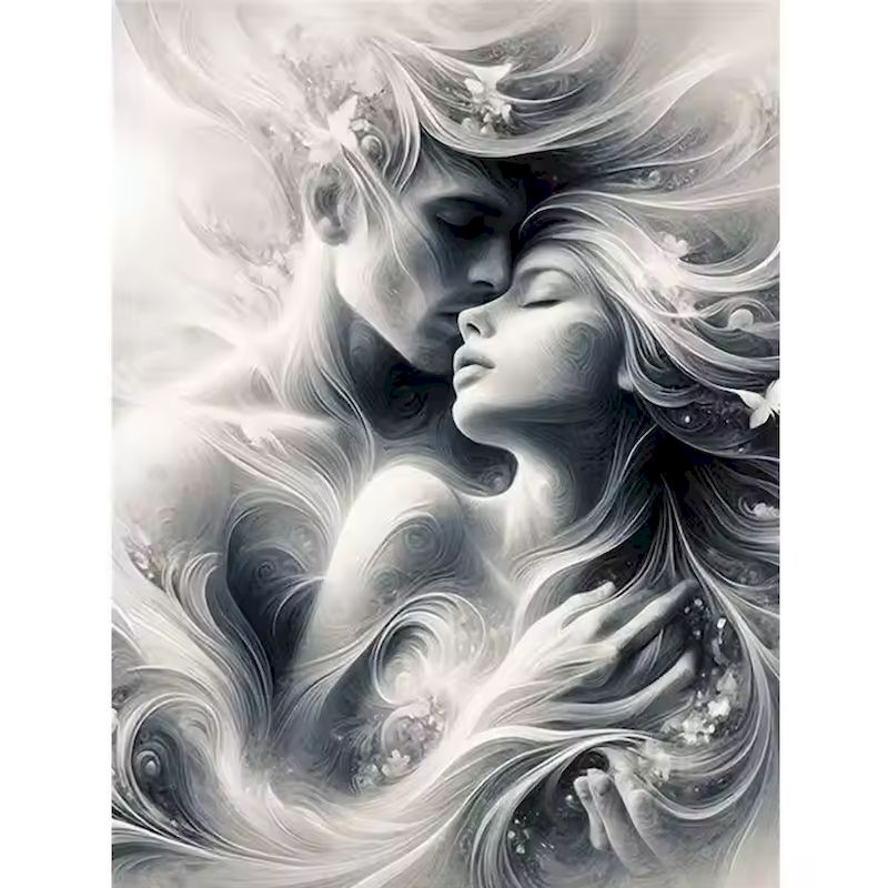 Resin Art Wallpaper - GATYZTORY Diamond Painting Wall Art Decorative