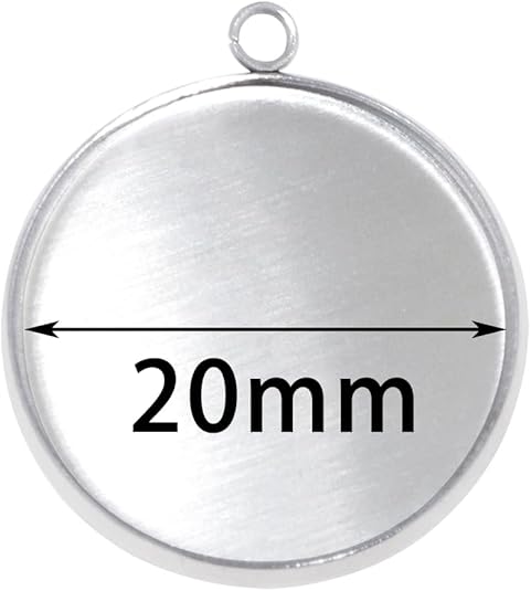20 Pieces Stainless Steel Roun - đánh giá và giá Resin Art Diy