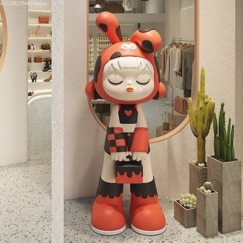 Art Cartoon Girl Statue Indoor - đánh giá và giá Resin Art Home Decor