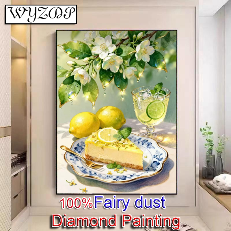 WYZDP 100% Fairy Dust Diamond  - đánh giá và giá Resin Art Wallpaper
