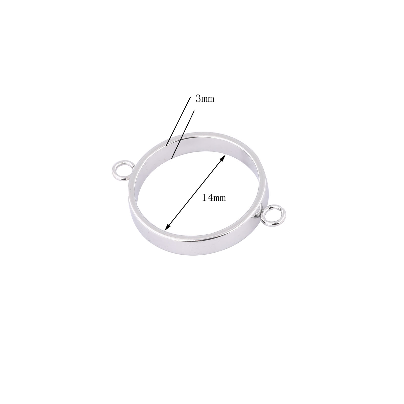 10pcs Stainless Steel 14mm Ope - đánh giá và giá Resin Art Notes