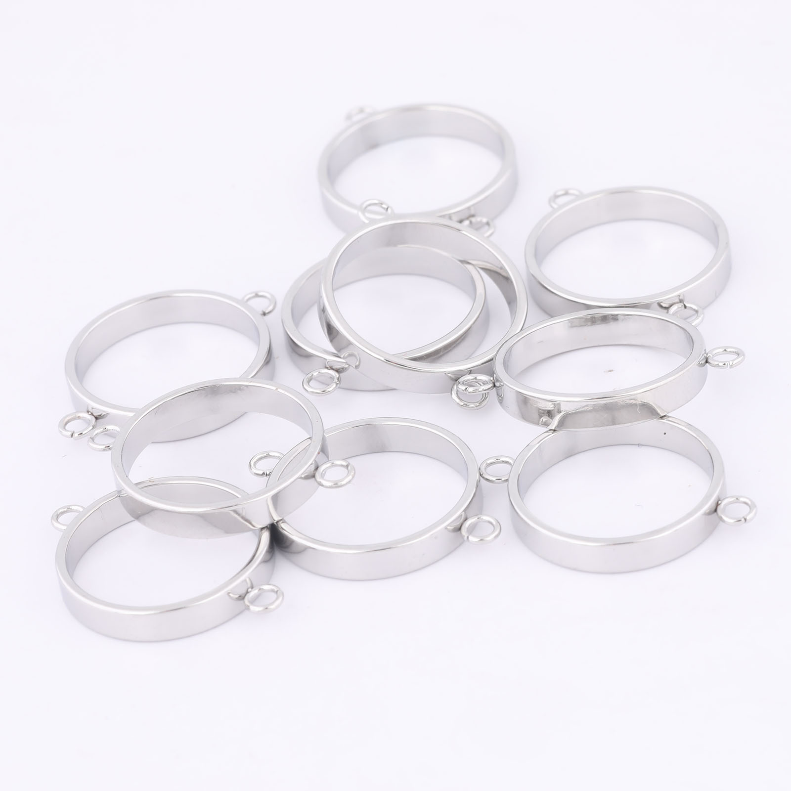 10pcs Stainless Steel 14mm Ope - đánh giá và giá Resin Art Notes
