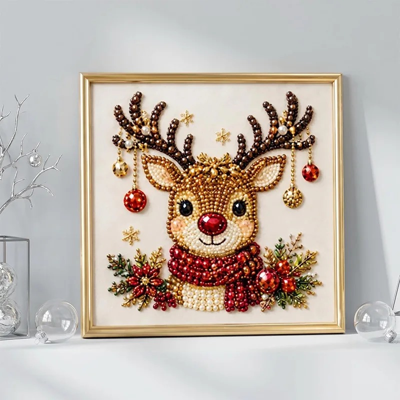 Christmas Pearl Diamond Painti - đánh giá và giá Resin Art Home Decor