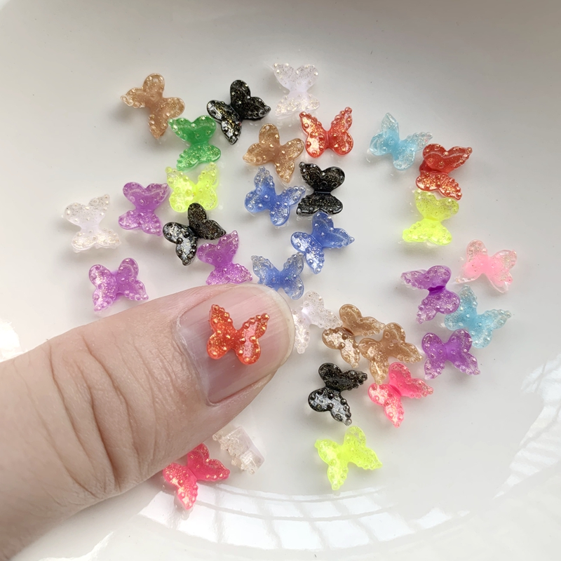 60pcs Butterfly shape 6.8*7.8m - đánh giá và giá Resin Art Earrings Design