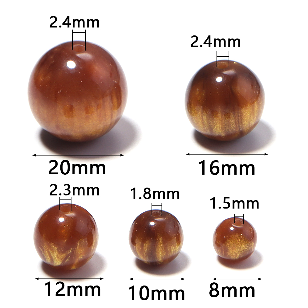 5-30pcs/lot 8-20mm Gilding Res - đánh giá và giá Resin Art Notes