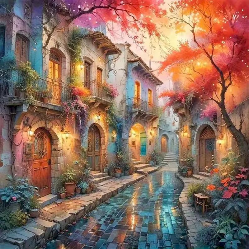 RUOPOTY 5d Diamond Painting Wa - đánh giá và giá Resin Art Wallpaper
