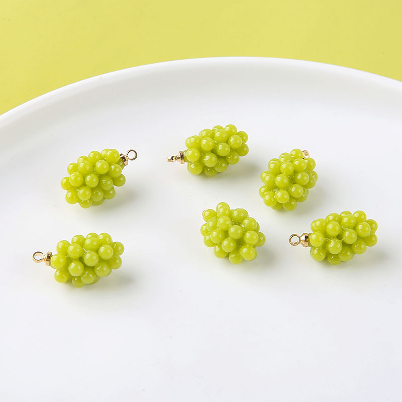 6pcs Cute Little Grapes Resin  - đánh giá và giá Resin Art Notes
