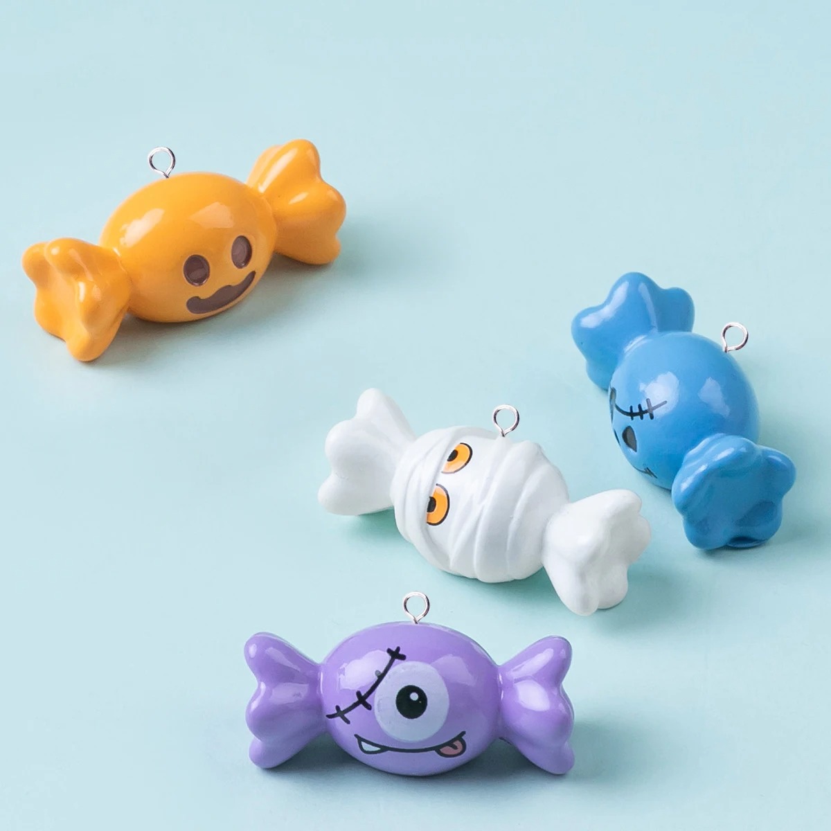 10Pcs European Halloween Candy - đánh giá và giá Resin Art Notes
