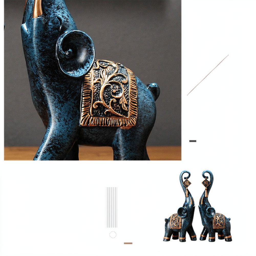 Abstract Resin Elephant Statue - đánh giá và giá Resin Art Business