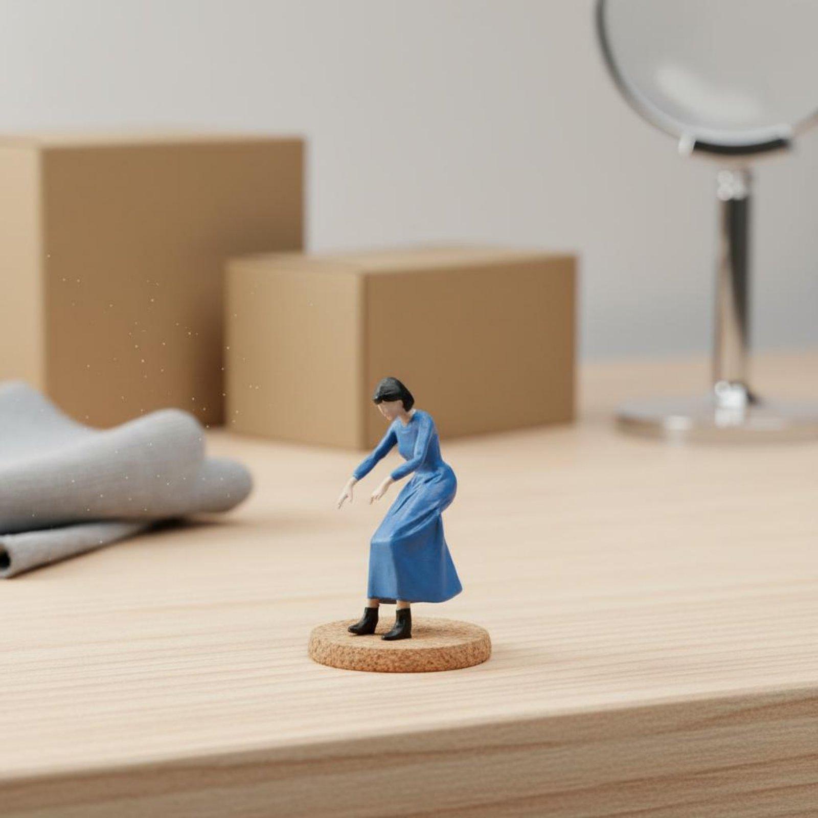 Miniature Piano Figure Artisti - đánh giá và giá Resin Artist