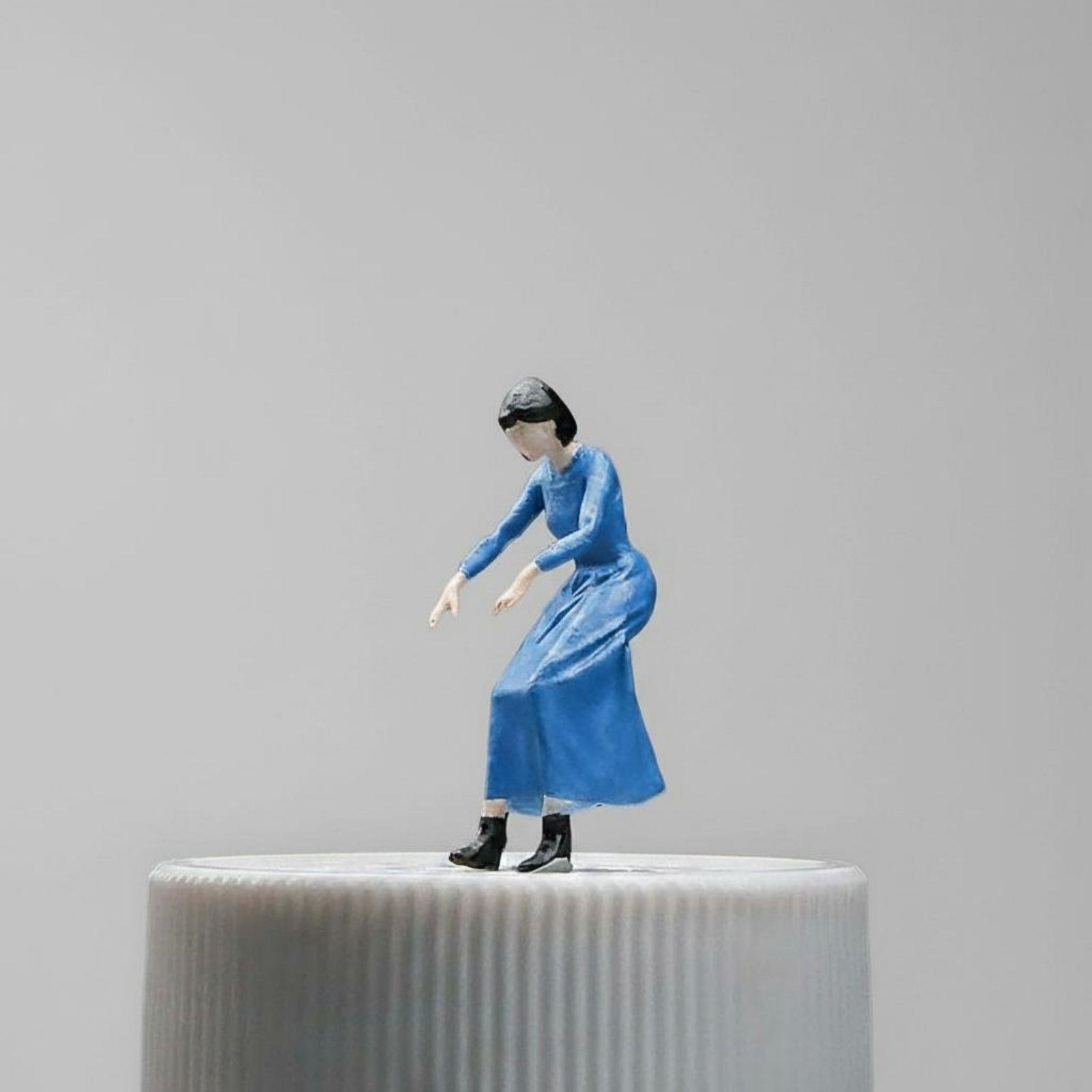 Miniature Piano Figure Artisti - đánh giá và giá Resin Artist