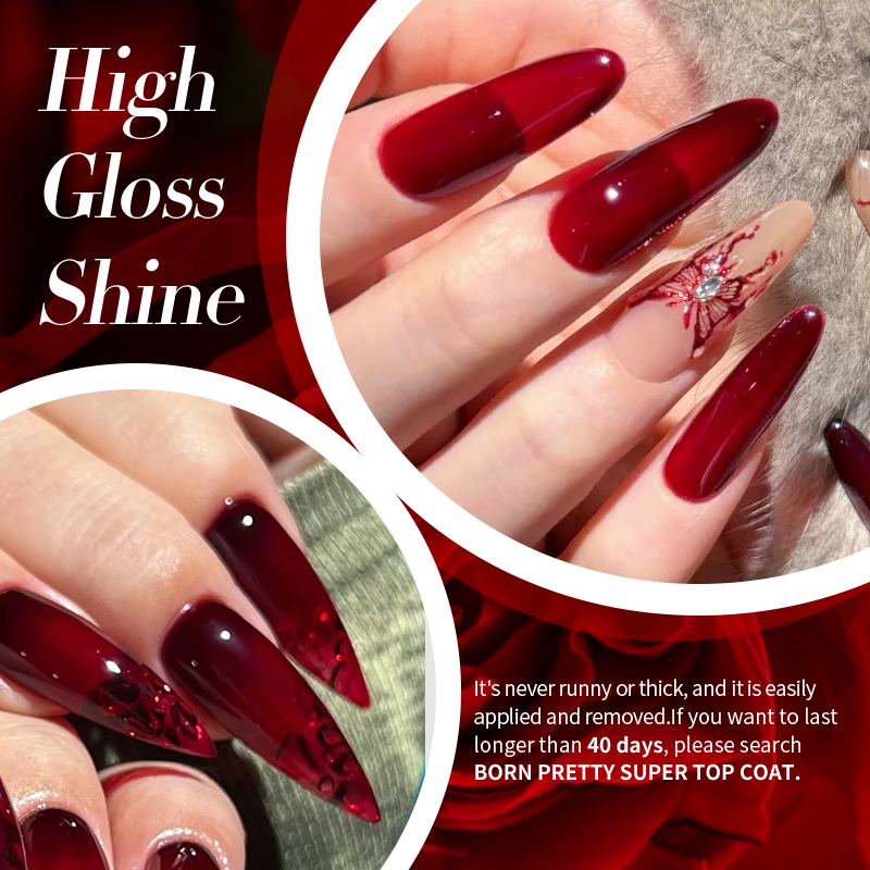 BORN PRETTY 10ml Jelly Nude Ge - đánh giá và giá Resin Art Varnish