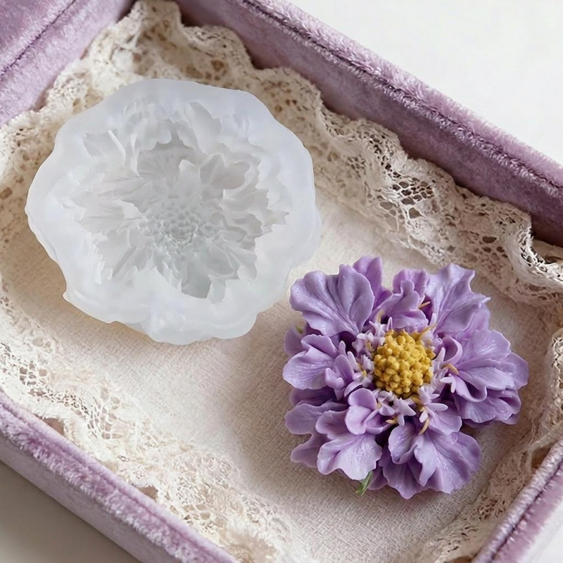 1 Dreamy Blue Potted Flower Si - đánh giá và giá Resin Artist
