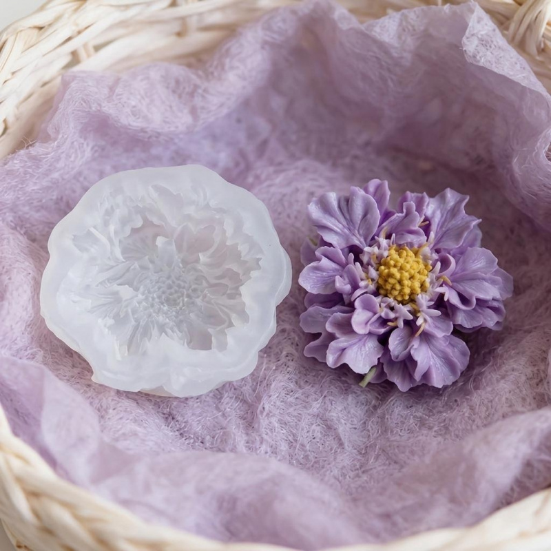 1 Dreamy Blue Potted Flower Si - đánh giá và giá Resin Artist