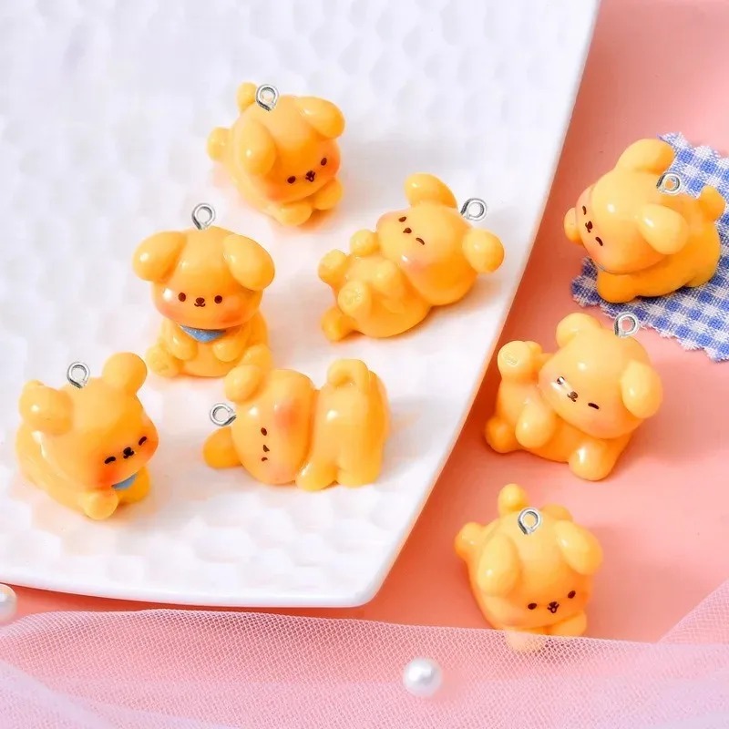 10Pcs Cute Cartoon Dog Acrylic - đánh giá và giá Resin Art Notes