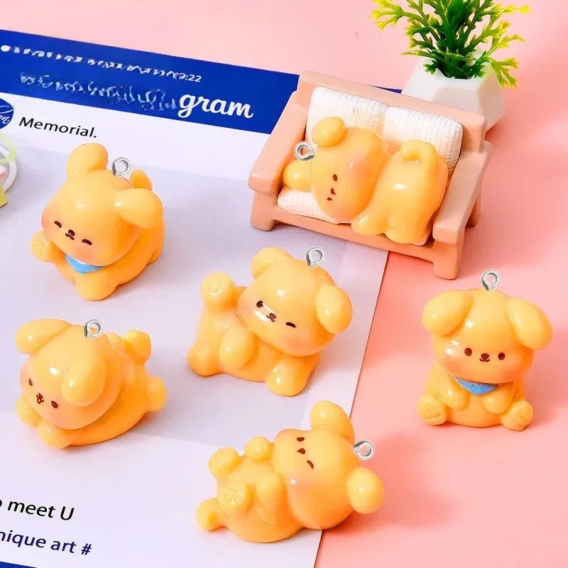 10Pcs Cute Cartoon Dog Acrylic - đánh giá và giá Resin Art Notes