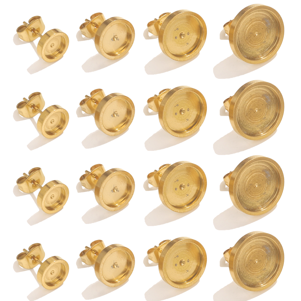 10pcs Stainless Steel Gold Ear - đánh giá và giá Resin Art Notes