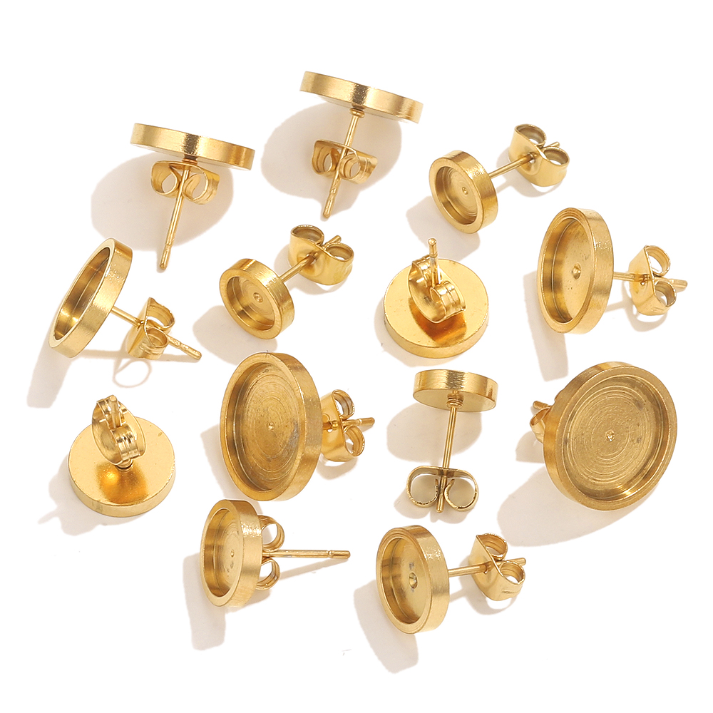 10pcs Stainless Steel Gold Ear - đánh giá và giá Resin Art Notes