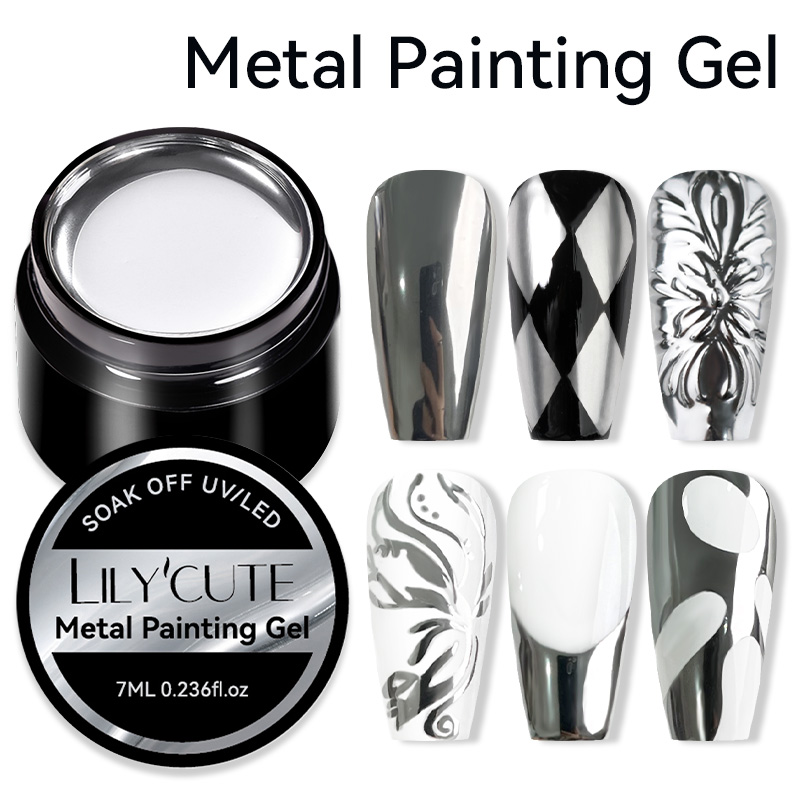 LILYCUTE 7ML Metallic Painting - đánh giá và giá Resin Art Varnish